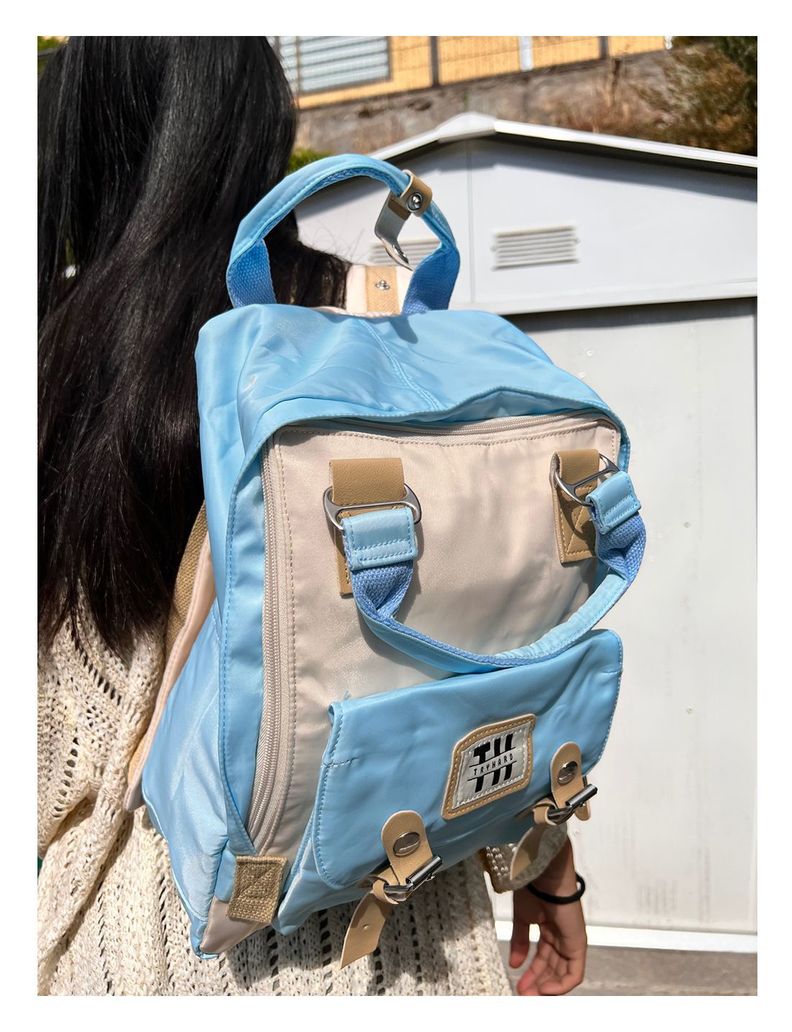 Mochila Femenina diseño clásico a prueba de agua-3