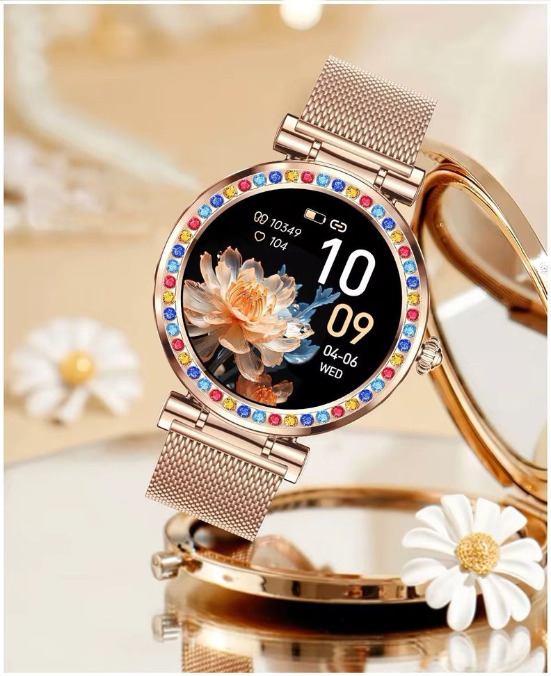 Smartwatch de Lujo CF30 Elegancia Conectividad Llamadas Salud Mujer-3