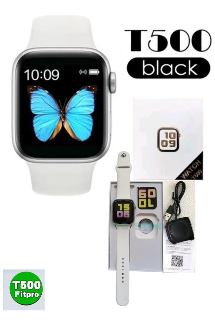 Reloj T500 Inteligente Smartwatch Blanco / Realiza Llamadas-4