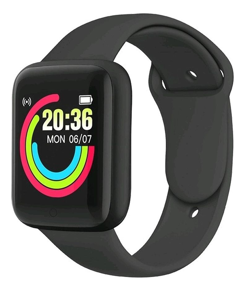 Reloj D20 Smartwatch Inteligente Negro-1