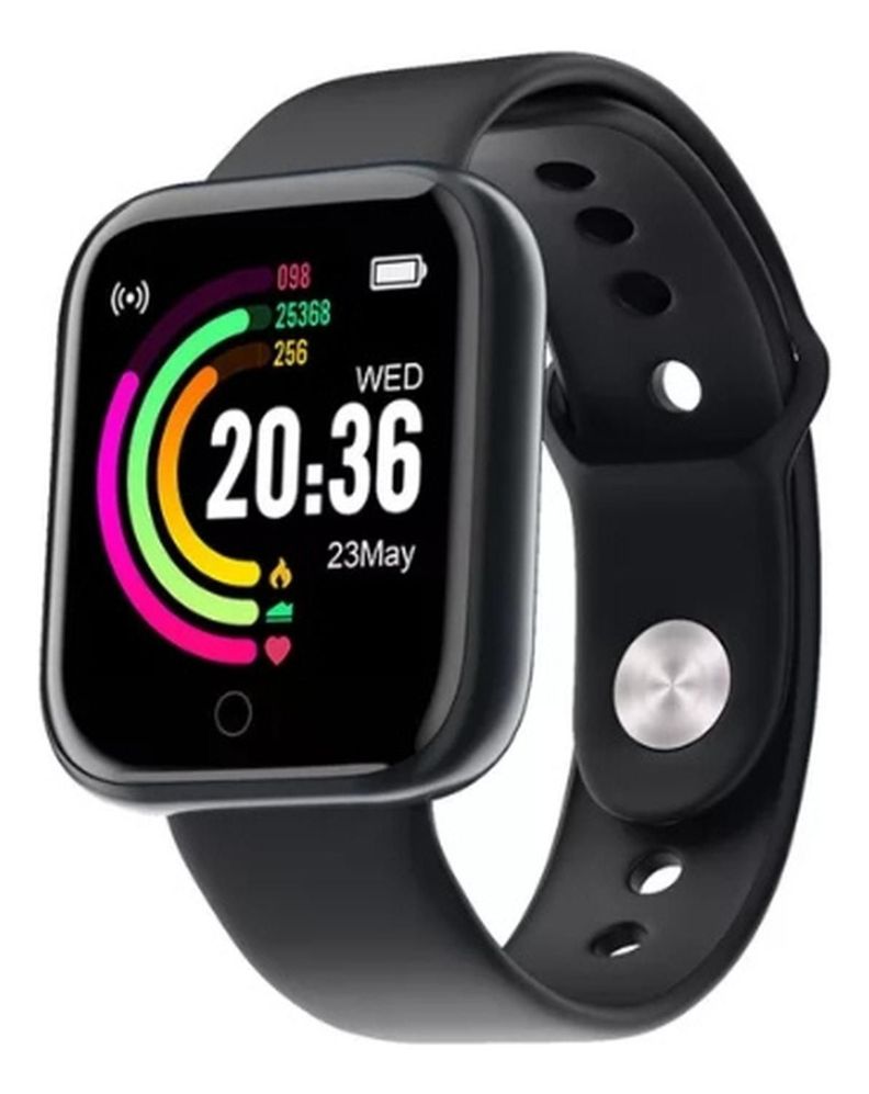Reloj D20 Smartwatch Inteligente Negro-2