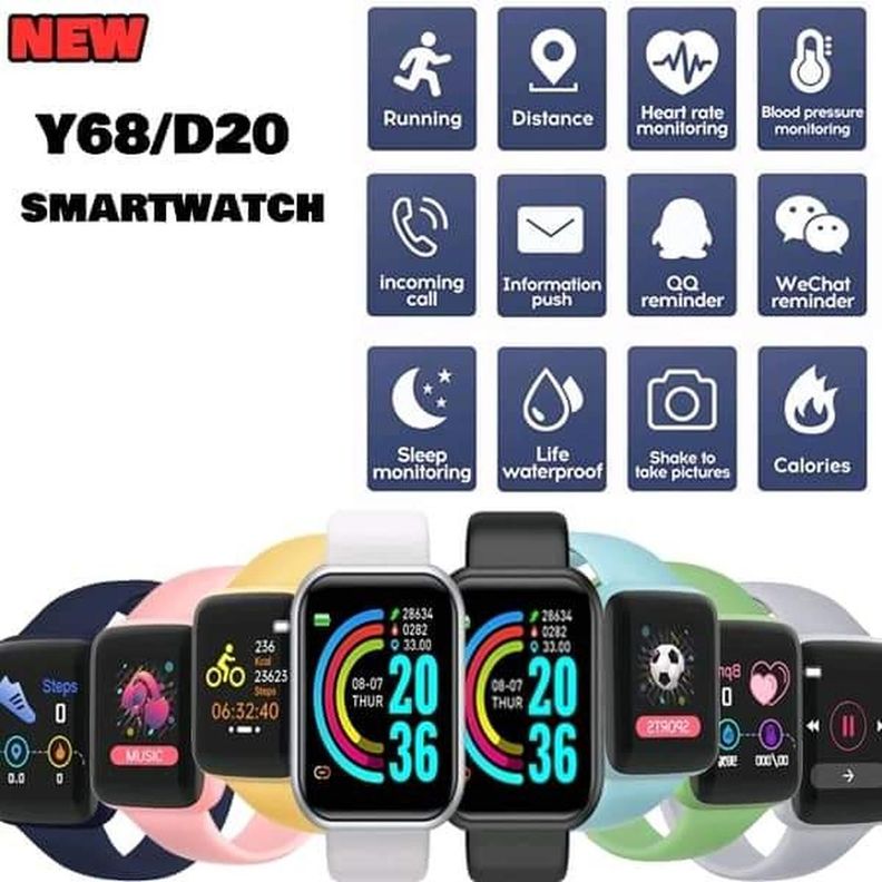 Reloj D20 Smartwatch Inteligente Negro-9