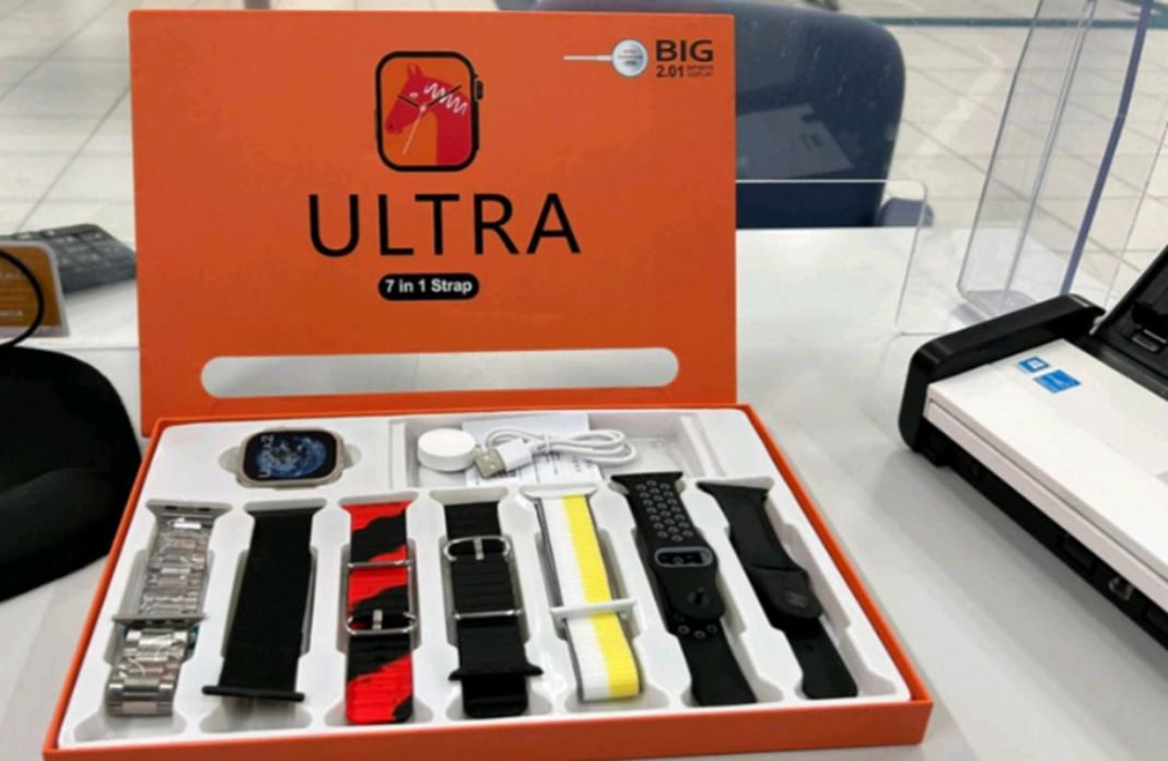 Reloj Inteligente Smartwatch 7 En 1 Negro-4