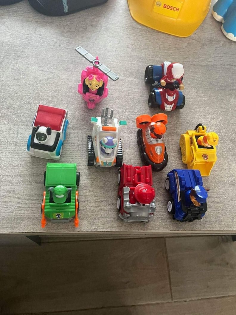 Pack 9 Autos Paw Patrol A Fricción-1