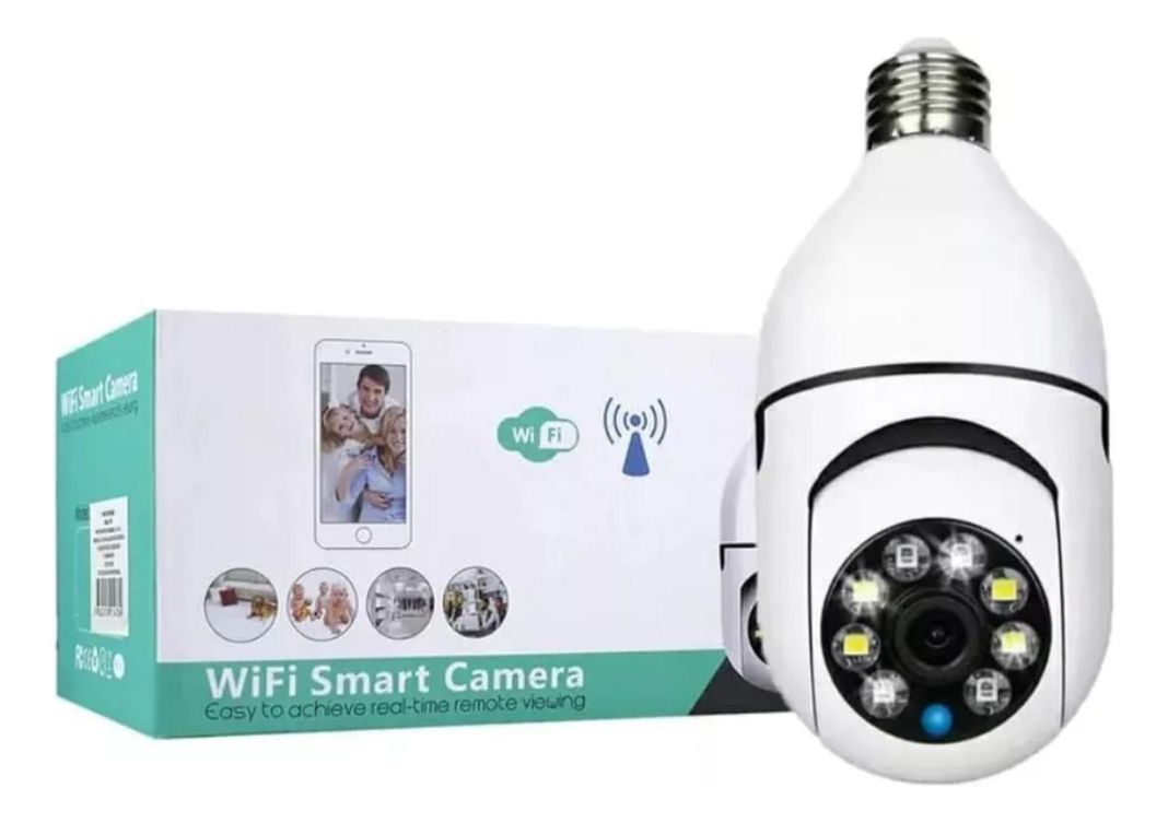 Camara Ampolleta Seguridad 360° Visor Nocturno 1080p-2