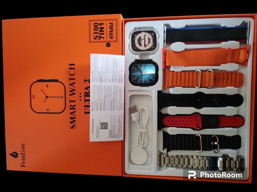 Reloj Inteligente S100 Ultra 2 - 7 Correas-5