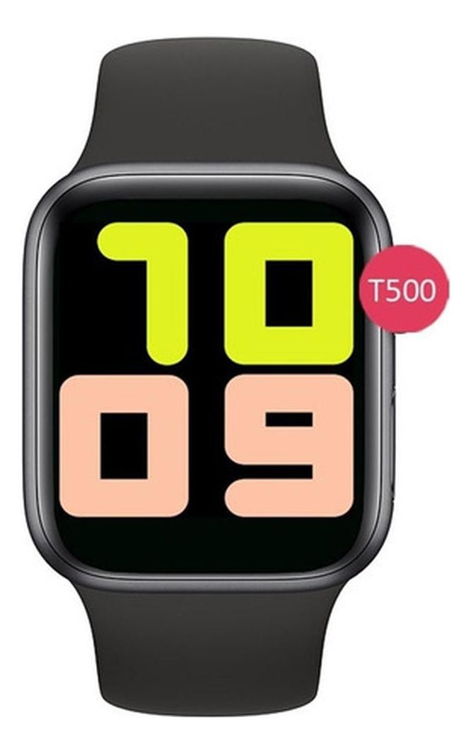 Reloj T500 Inteligente Smartwatch Negro / Realiza Llamadas-1
