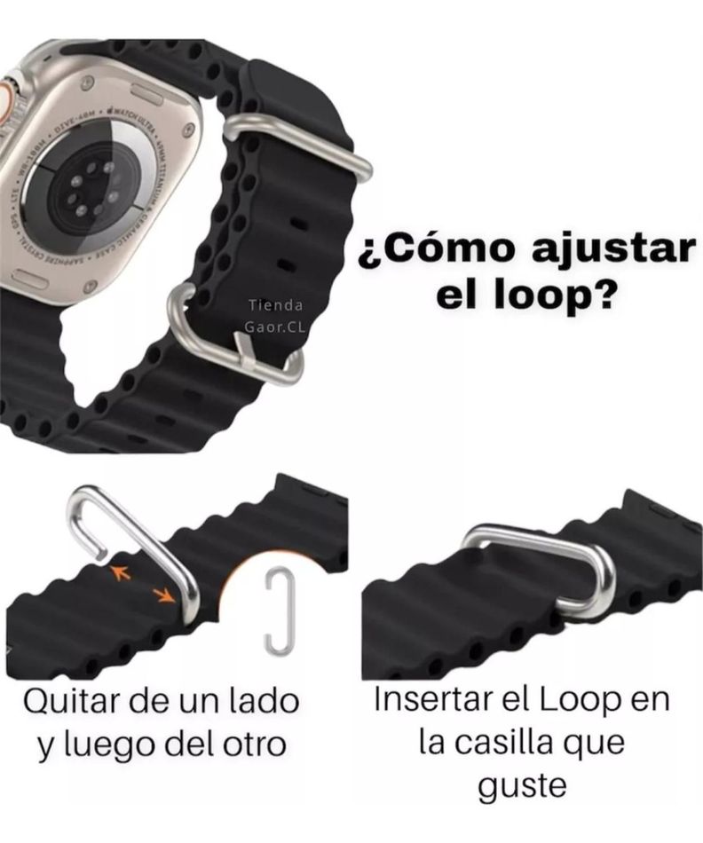 2 Correa Ocean Smartwatch + Protector 45mm-5