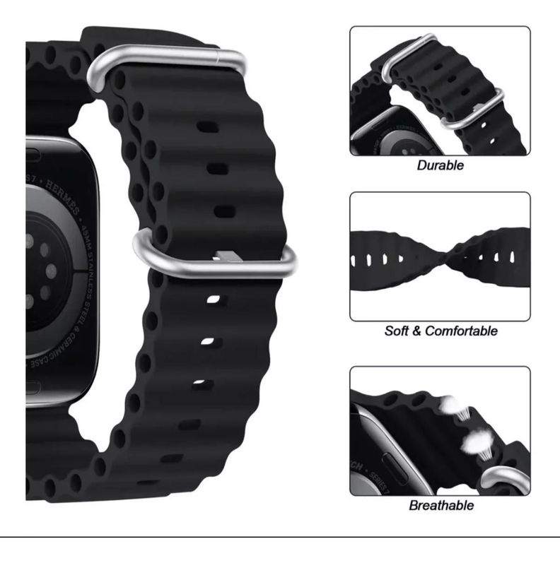 2 Correa Ocean Smartwatch + Protector 45mm-7