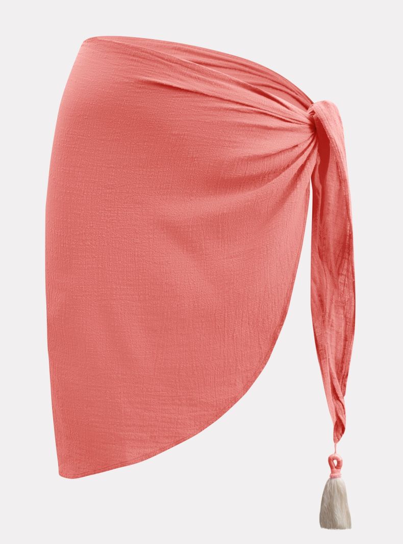 PAREO POMPONES CORAL CHAMELA 43095-5