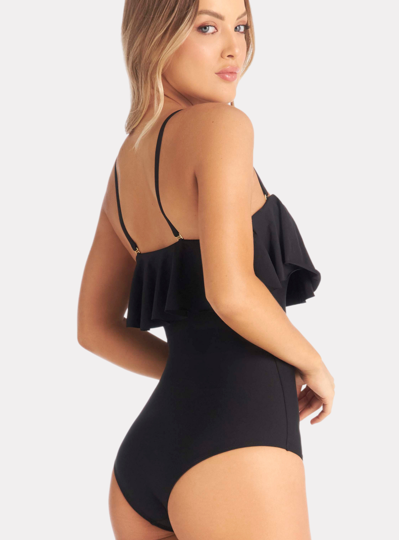 TRAJE DE BAÑO BOLERO STRAPLESS CONTROL ABDOMEN CHAMELA 30735-2