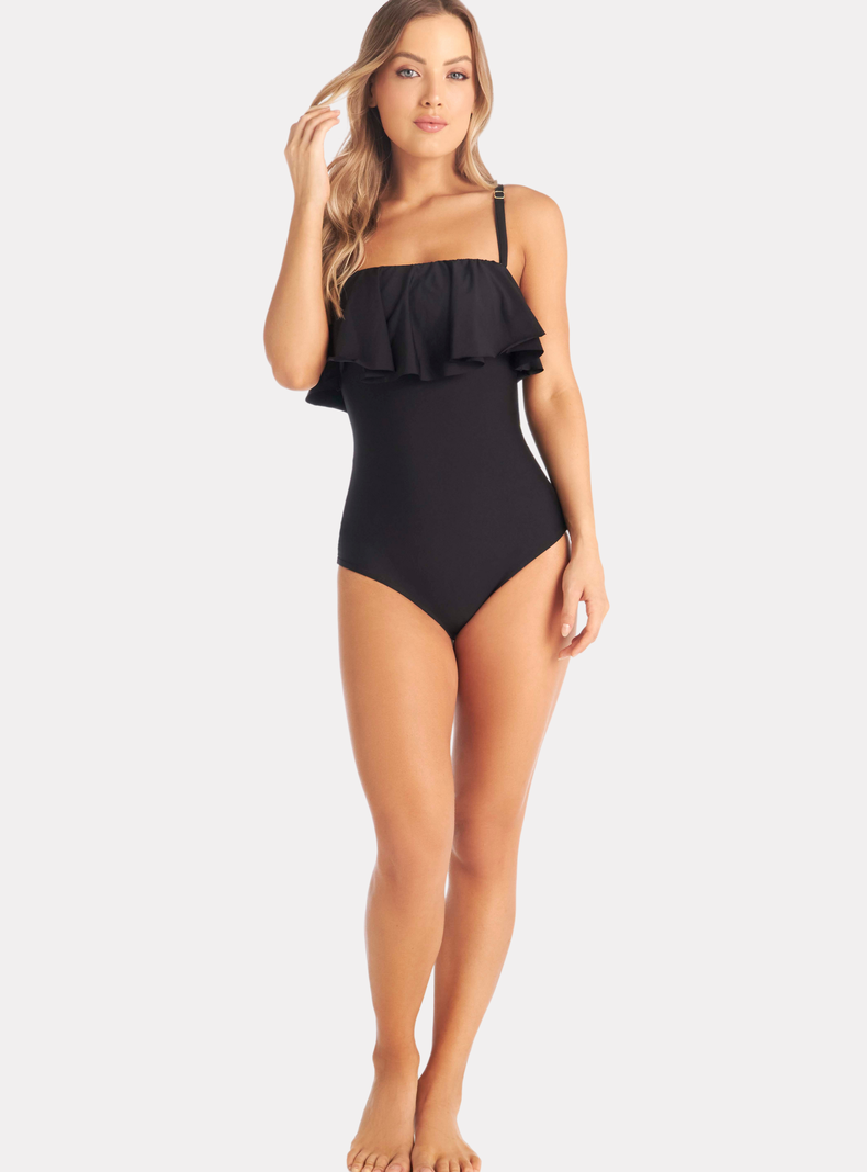 TRAJE DE BAÑO BOLERO STRAPLESS CONTROL ABDOMEN CHAMELA 30735-4