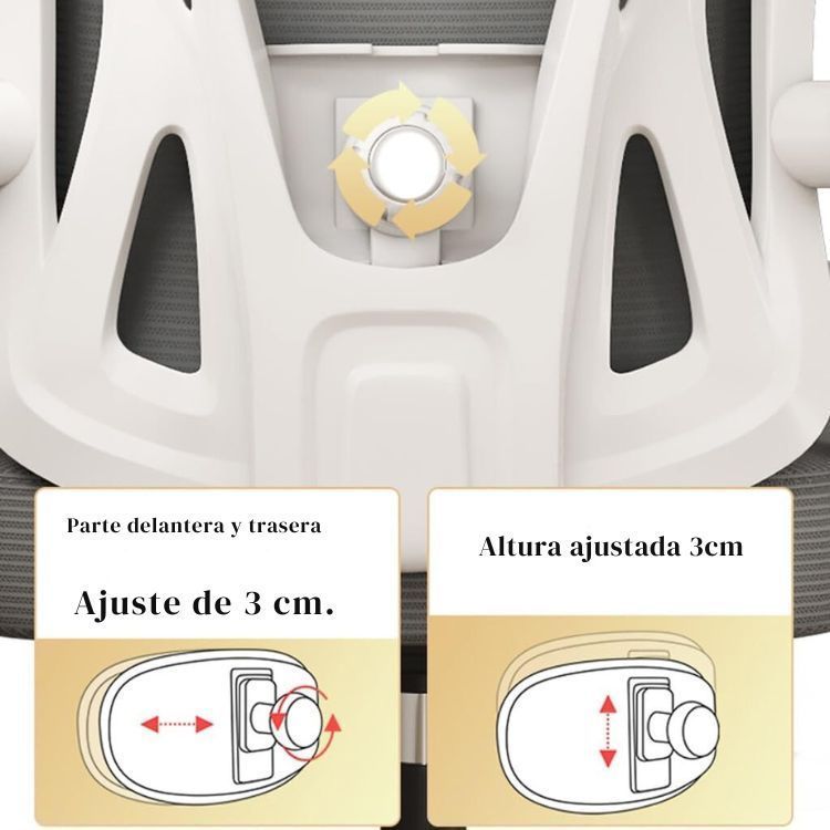 Silla Gamer Ergonómica Para Escritorio Con Reposacabeza-2