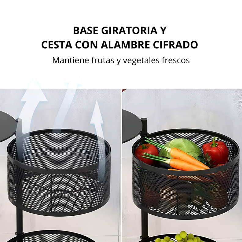 Carrito Organizador Multiusos 5 Niveles 360º Para Cocina-2