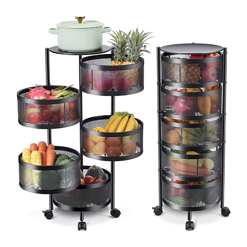 Carrito Organizador Multiusos 5 Niveles 360º Para Cocina-5