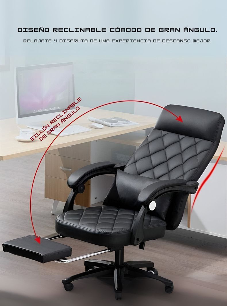 Silla Ejecutiva Presidencial Oficina Con Reposapiés-1