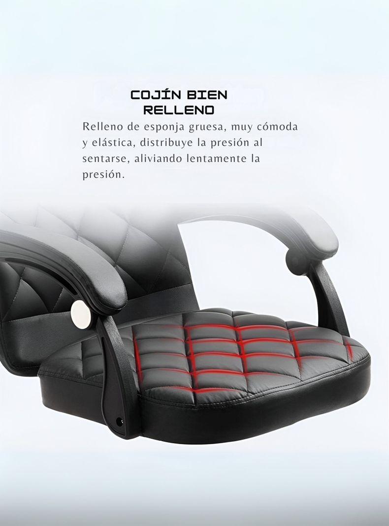 Silla Ejecutiva Presidencial Oficina Con Reposapiés-2