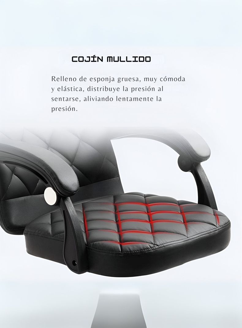 Silla Ejecutiva Presidencial Oficina Con Reposapiés-3