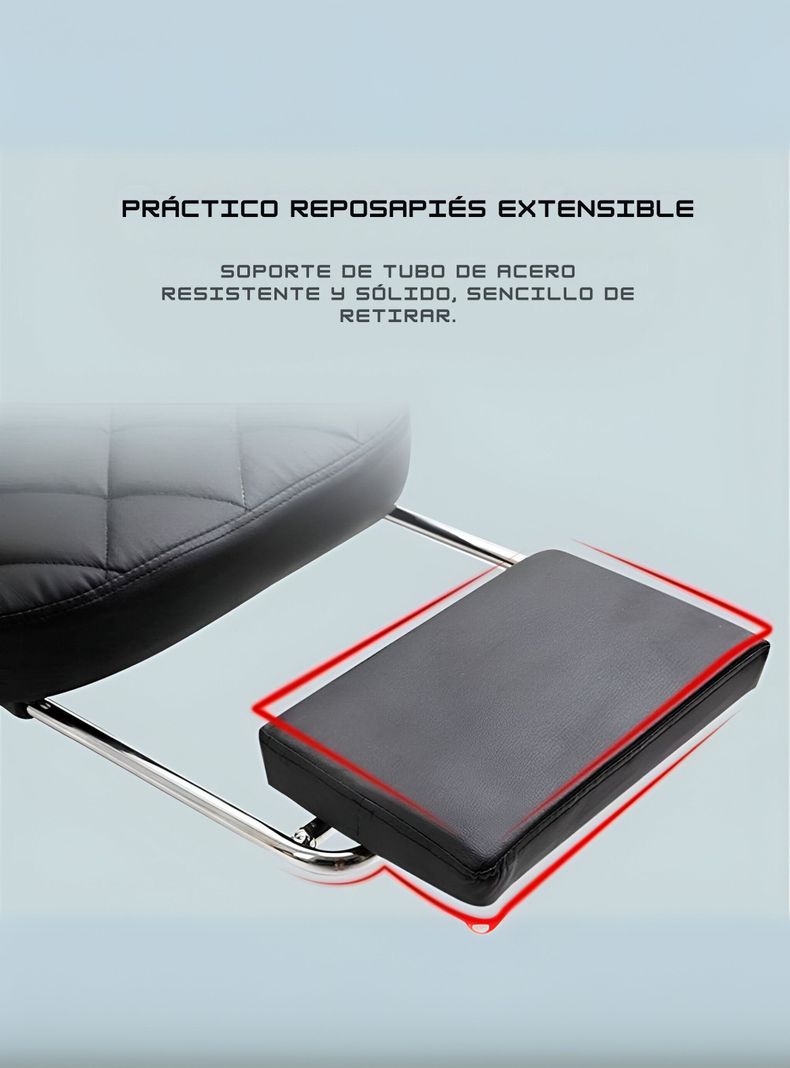 Silla Ejecutiva Presidencial Oficina Con Reposapiés-4