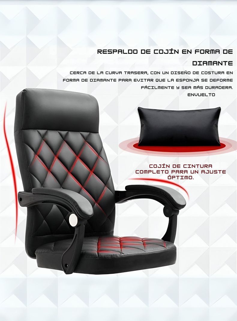 Silla Ejecutiva Presidencial Oficina Con Reposapiés-7