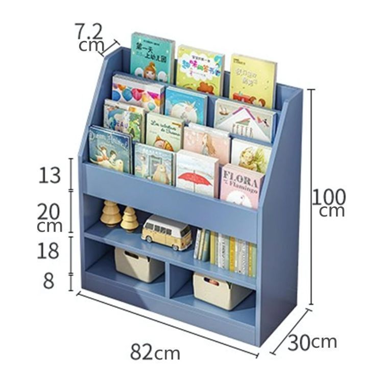 Biblioteca De Libros Para Sala De Juegos 82*30*100 -1