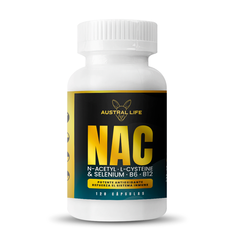N-Acetil Cisteina (NAC) + Vitamina B 120 Capsulas