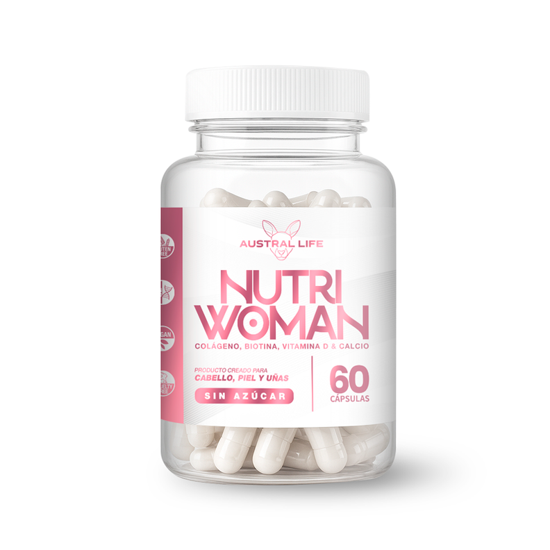 NUTRI WOMAN BELLEZA INTEGRAL 60 CAPSULAS Blanco