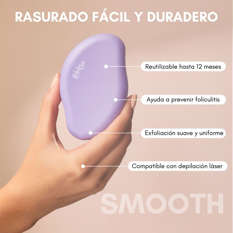Rasuradora de Cristal Smooth Lila Rebel