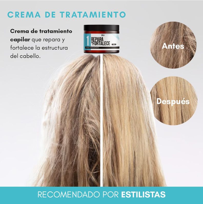 Crema Capilar Repara y Fortalece - Paso 1-1