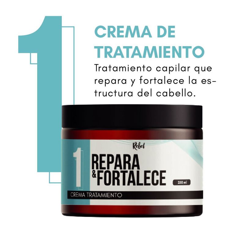 Crema Capilar Repara y Fortalece - Paso 1-2