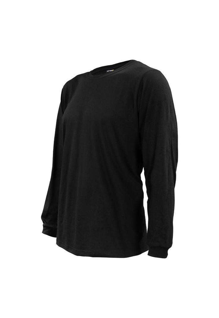 polera polo negra manga larga UPF 35-1