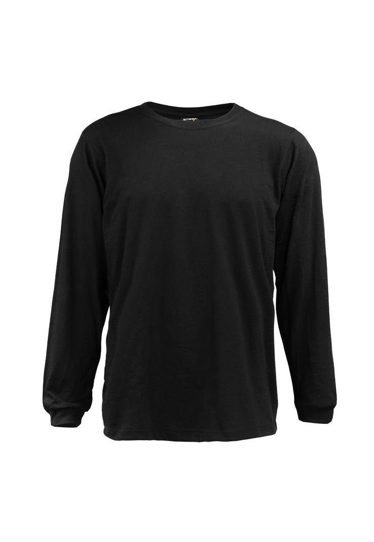polera polo negra manga larga UPF 35-2