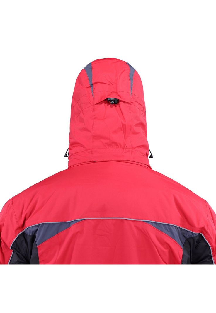 Parka Hombre 3 en 1 Rojo/Negro Z-0400-7
