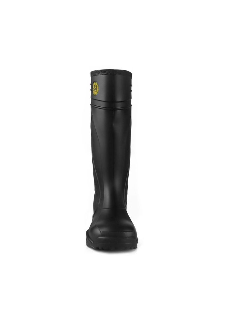 Bota PVC 942 Punta de Acero Negra Para Lluvia-4