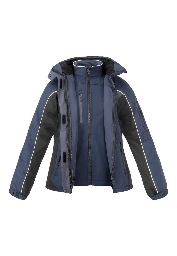 Parka Mujer 3 en 1 Azul Z-9600-1