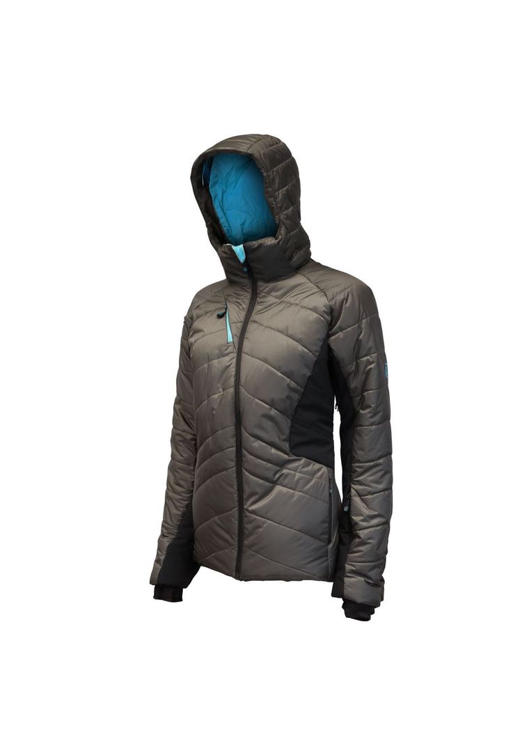Parka Thinsulate Mujer Gris/Negro Z-9100-1