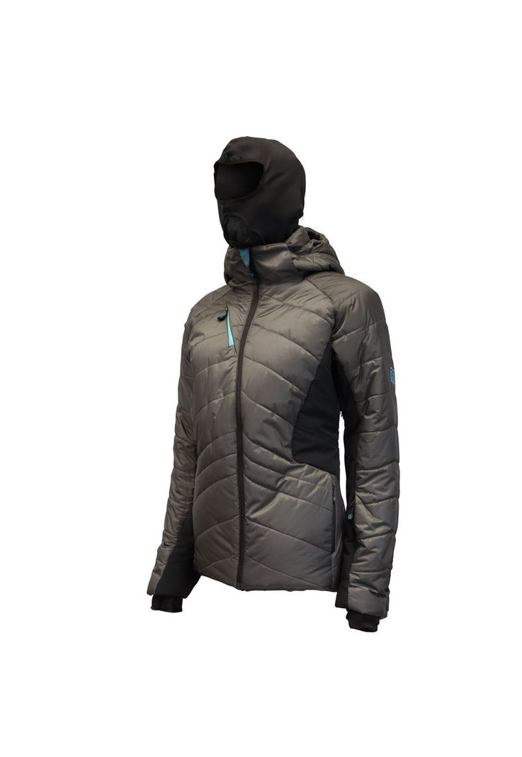 Parka Thinsulate Mujer Gris/Negro Z-9100-4
