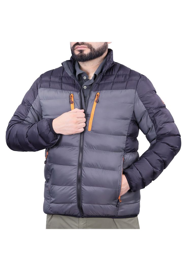 Parka Hombre Gris/Negro Z-6000-2