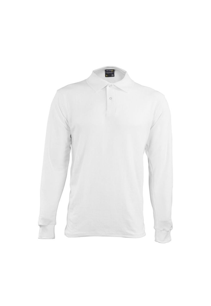Polera pique blanca manga larga UPF 25-2
