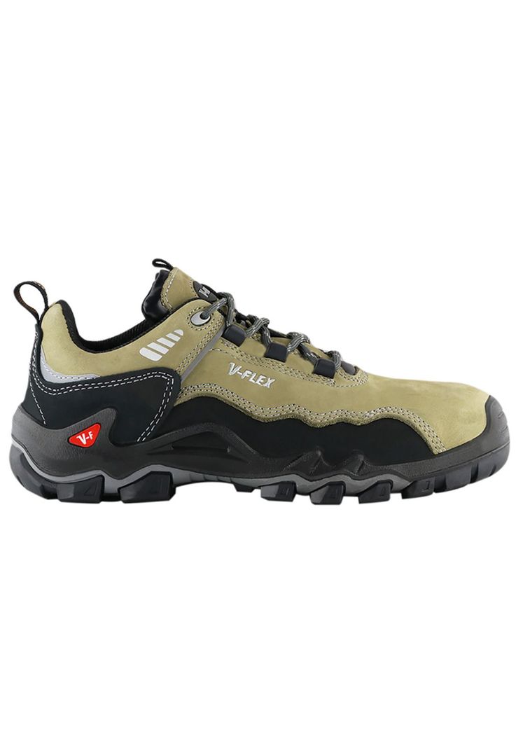 Zapato V11 Nobuck beige/Negro Vflex-0