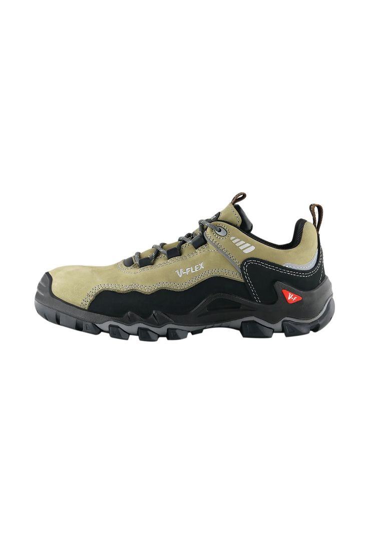 Zapato V11 Nobuck beige/Negro Vflex-2