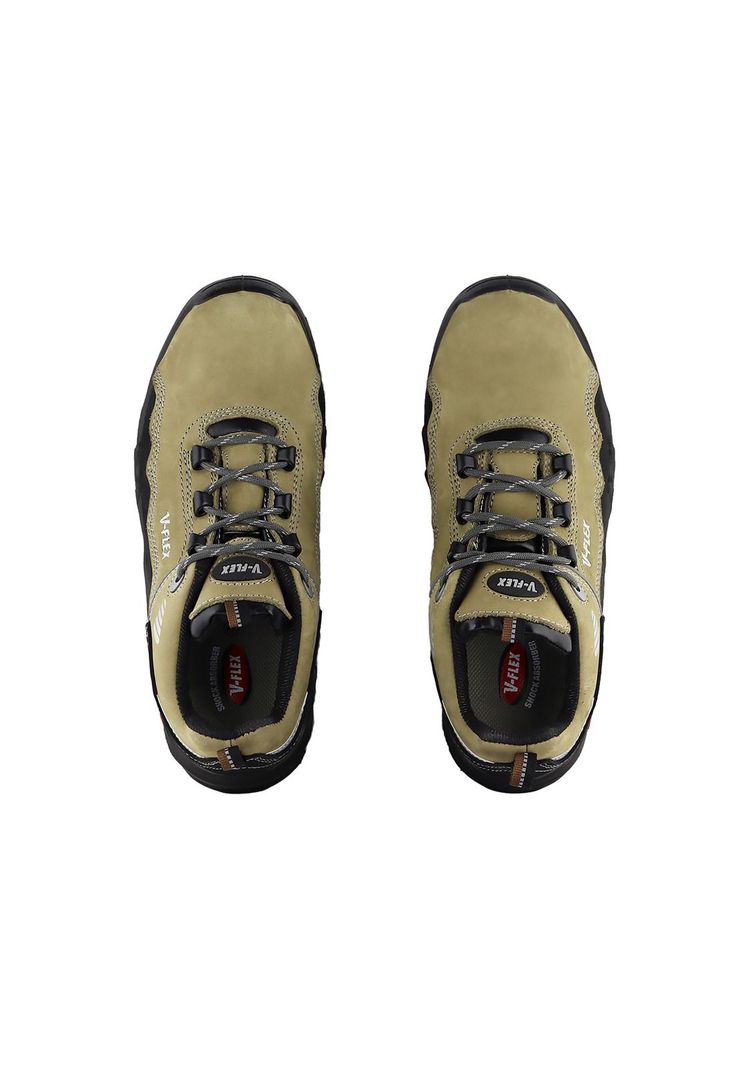 Zapato V11 Nobuck beige/Negro Vflex-8