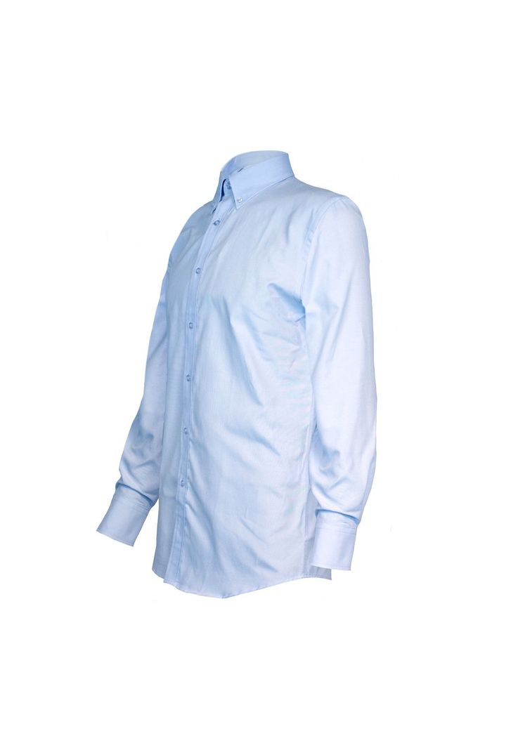 Camisa Oxford Manga Larga Celeste UPF 20-2