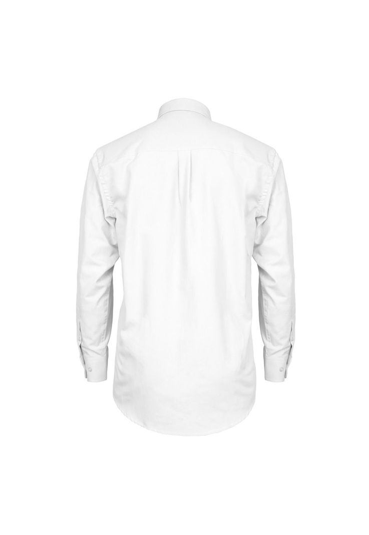 Camisa Oxford Manga Larga Blanca UPF 20-1