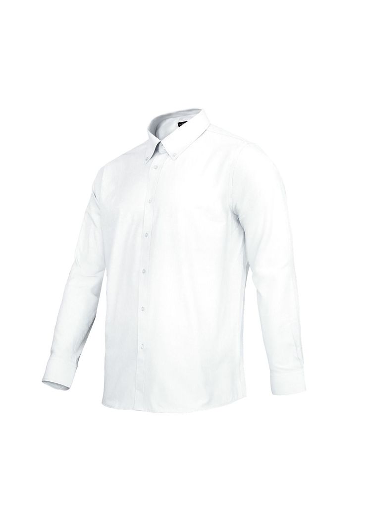 Camisa Oxford Manga Larga Blanca UPF 20-0