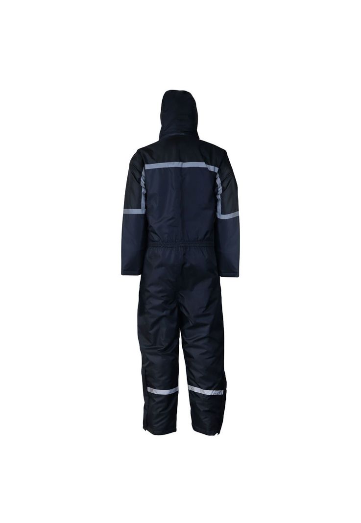 Buzo Térmico Azul/Negro Forro Franela-2