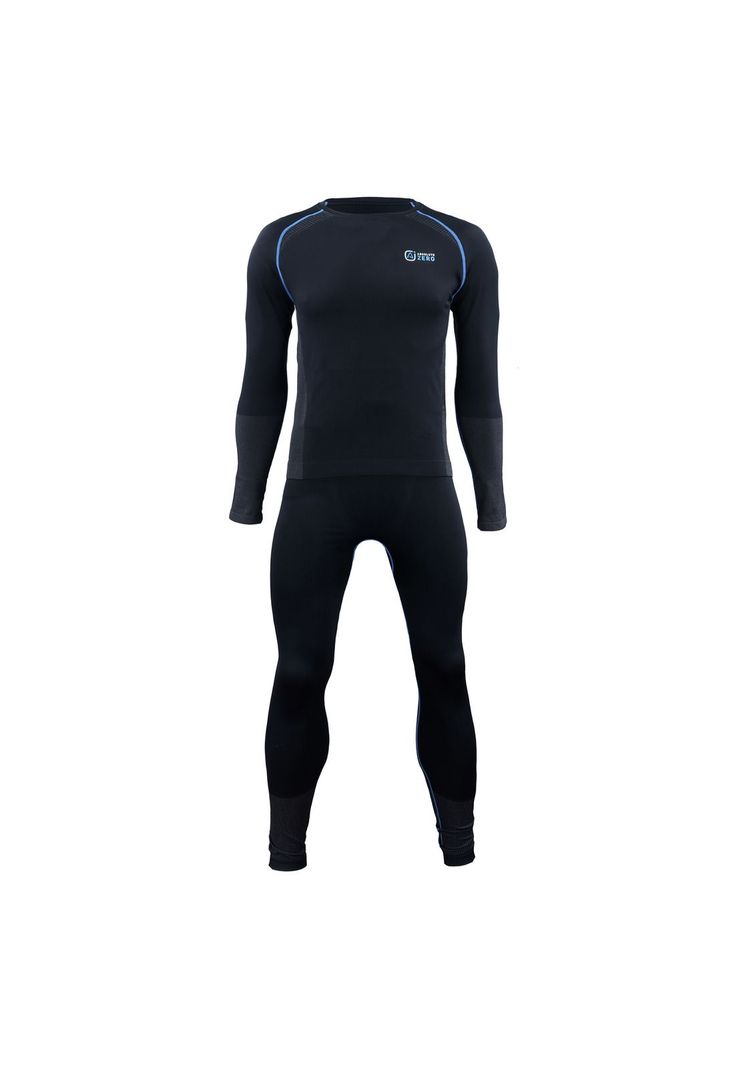 Conjunto primera capa térmico spandex color negro-0