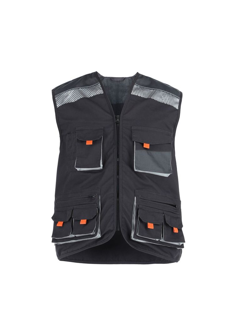 Chaleco Geólogo Gris/Negro XR-100-0