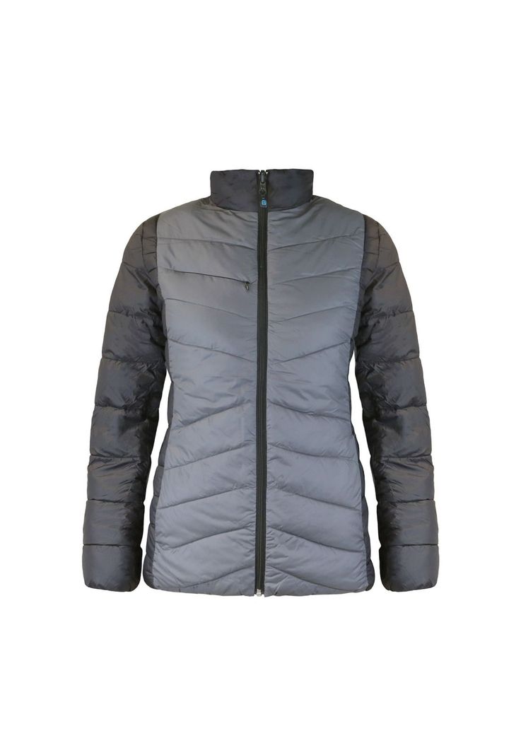 Parka Mujer Reversible Gris/Calipso-2