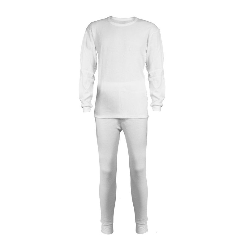 Conjunto primera capa 100% Algodón Panal Blanco Activex-0
